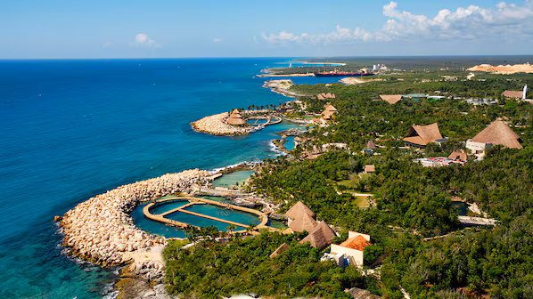 Xcaret Eco Theme Park near Secrets Akumal Riviera Maya with cultural shows, nature trails, and Riviera Maya attractions